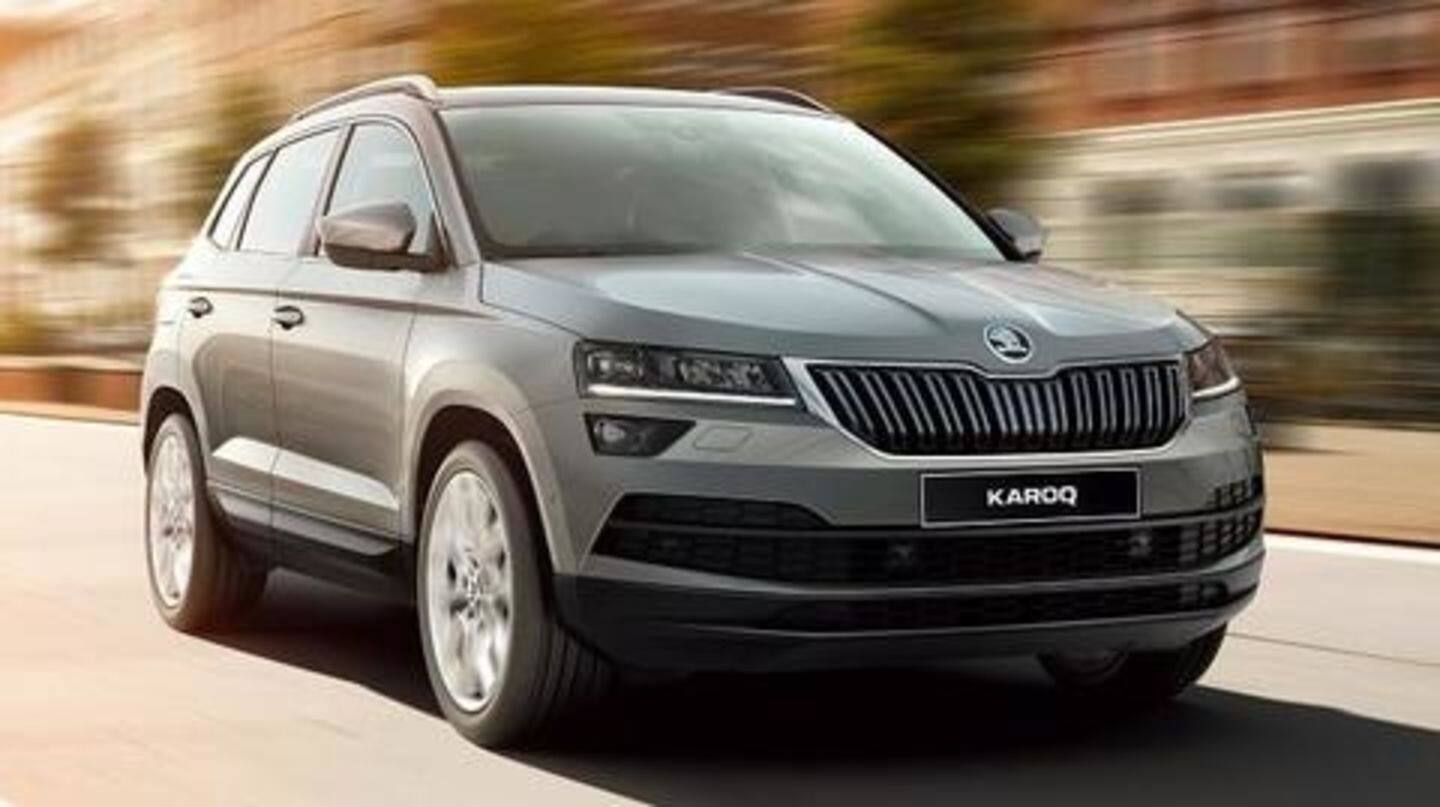 Skoda's five-seater BS6-compliant Karoq SUV launched at Rs. 25 lakh ...