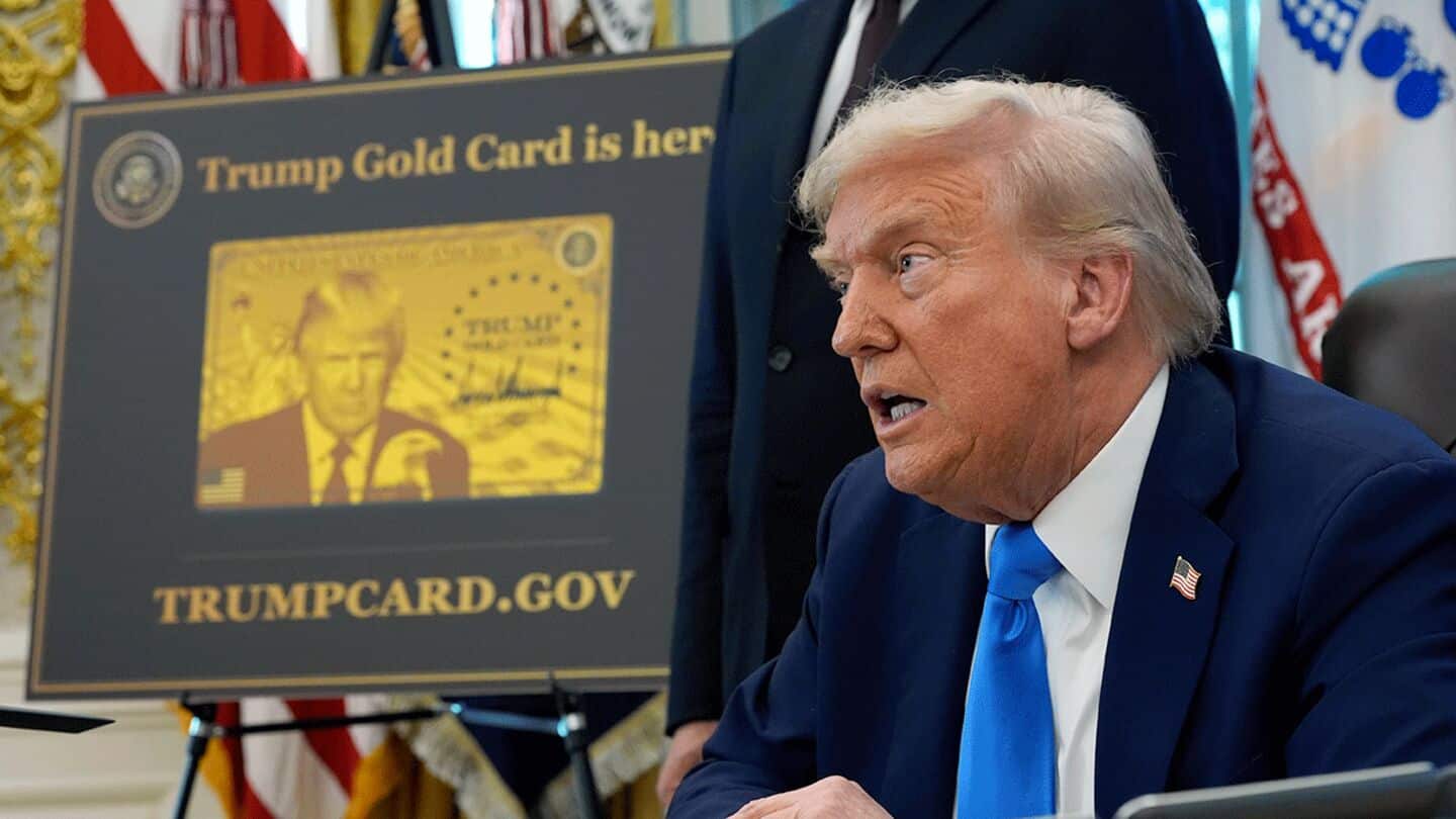 Trump announces Gold, Platinum cards for US: What are they? Trump announces Gold, Platinum cards for US: What are they?