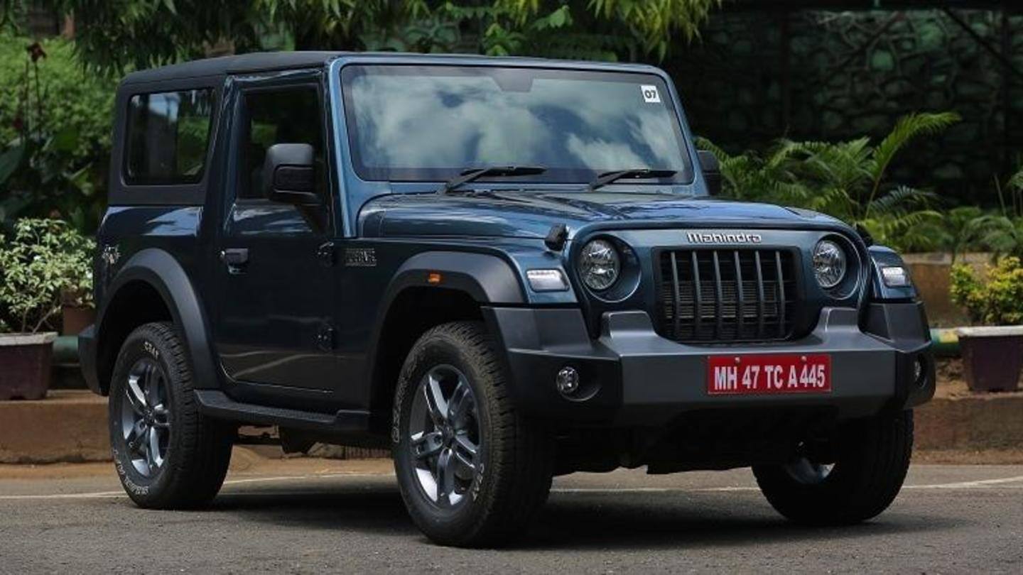 Mahindra recalls 1,577 units of Thar SUV over faulty camshaft