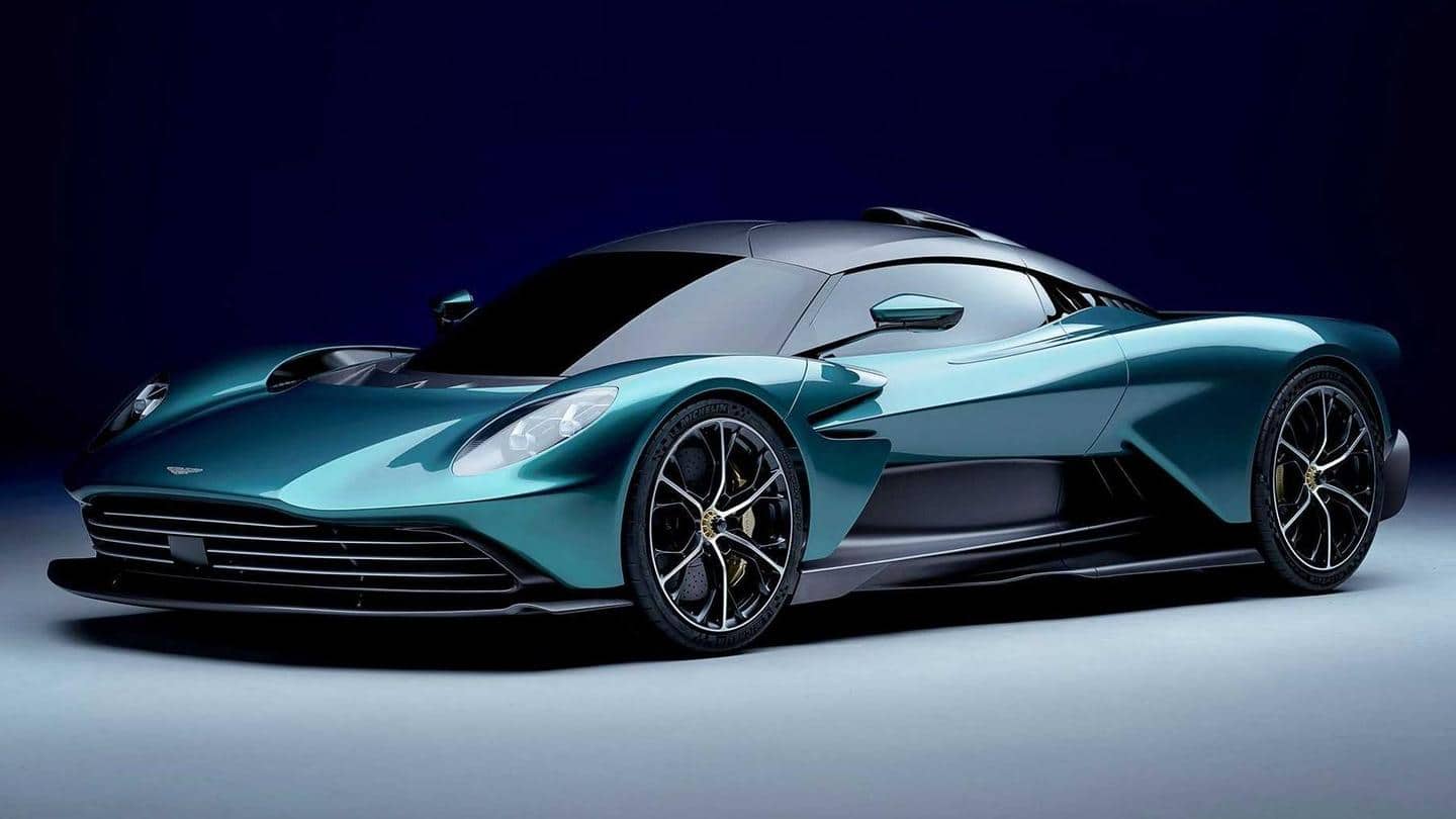 Aston Martin Valhalla supercar, with 937hp V8 engine, unveiled