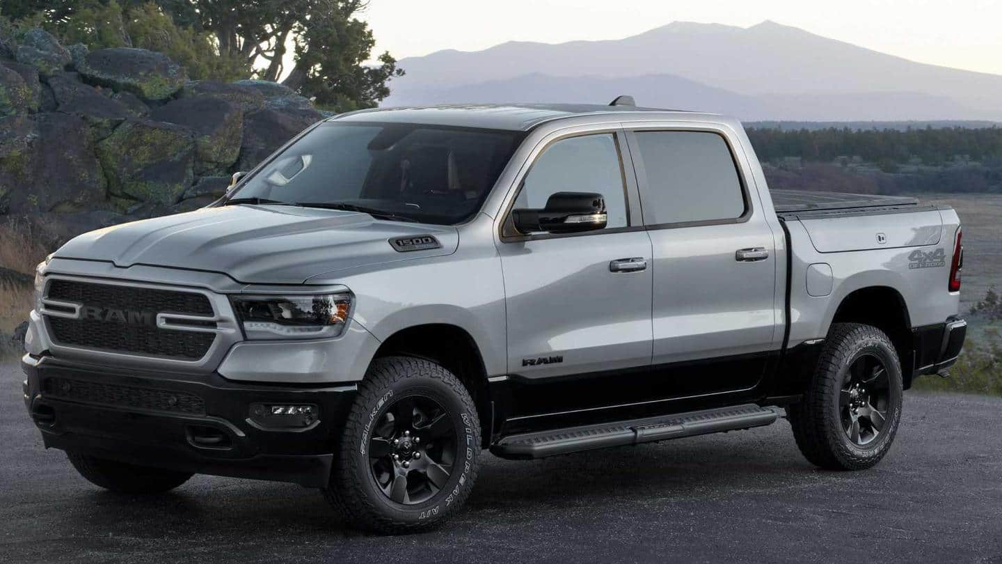 Ram 1500 BackCountry Edition truck, with new equipment, breaks cover