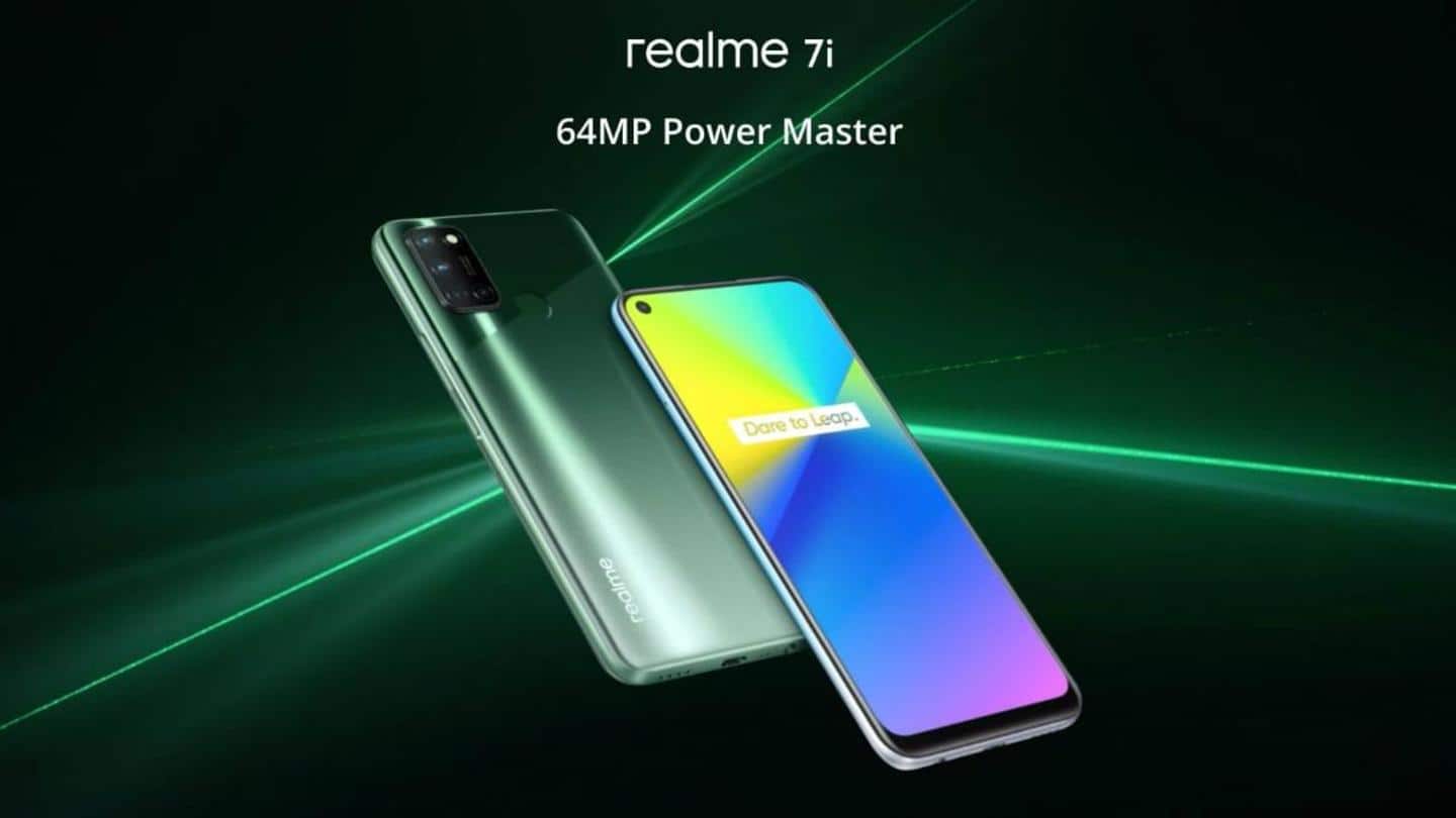 Realme 7i to be launched in India soon: Details here