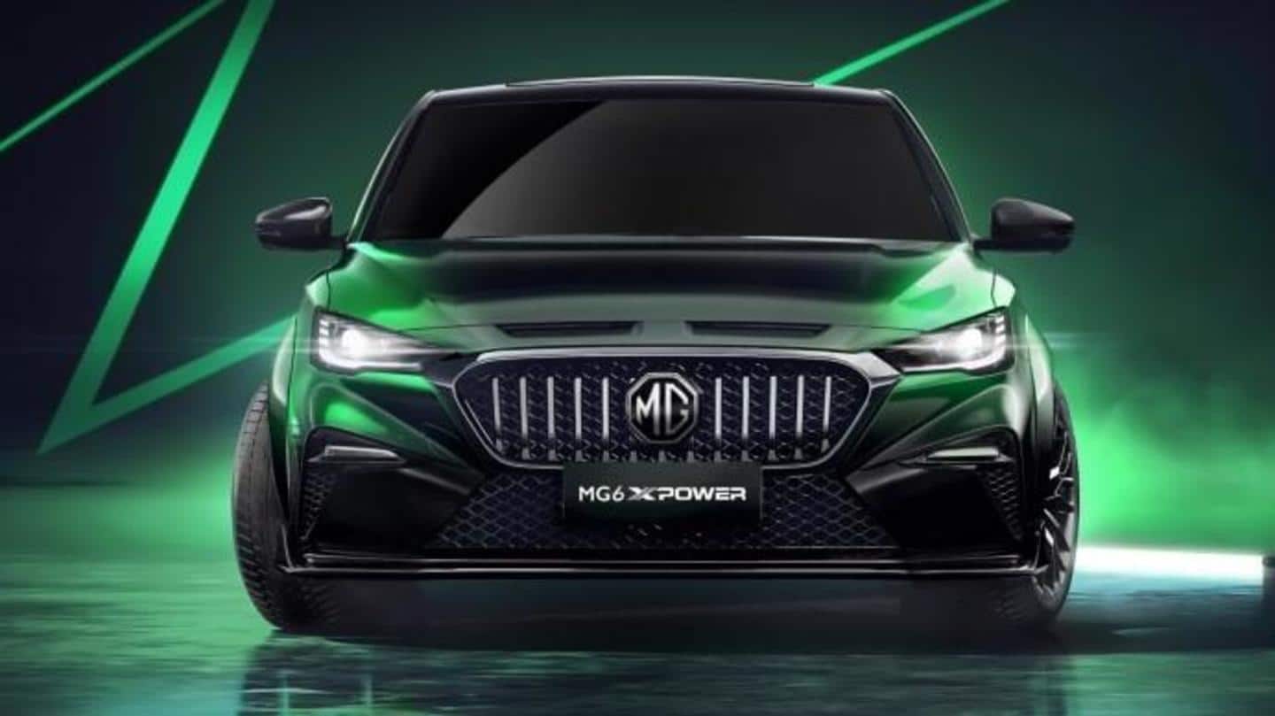 MG6 XPower, with aggressive looks and a hybrid powertrain, unveiled
