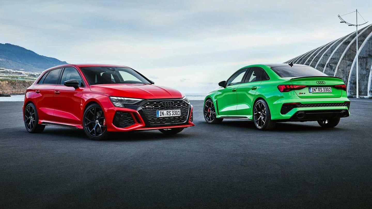 Audi RS 3 breaks cover in sedan and hatchback forms