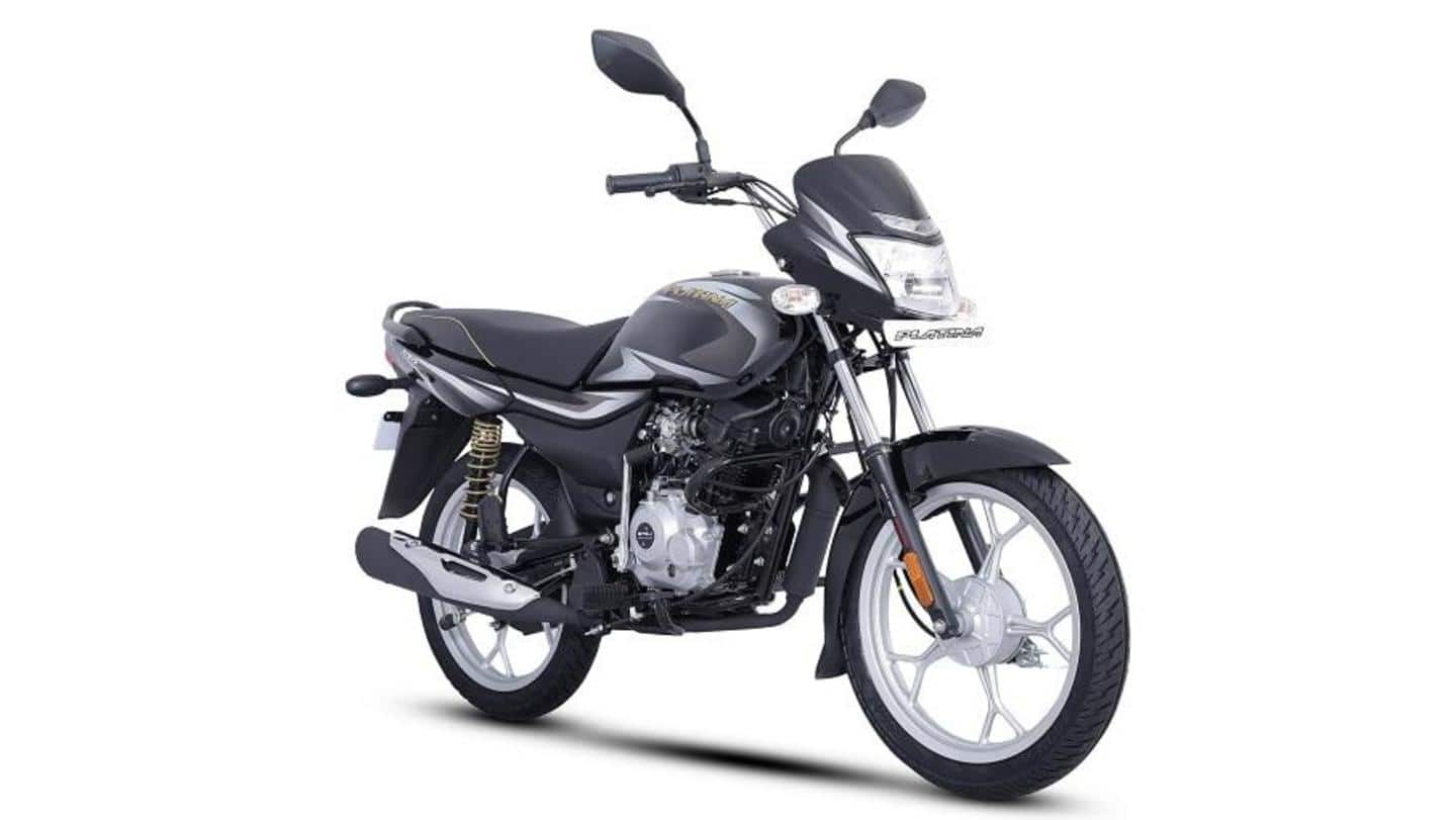 2021 Bajaj Platina 100 ES motorbike launched at Rs. 54,000