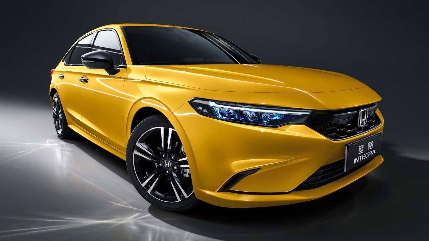 2022 Honda Integra compact sedan breaks cover in China