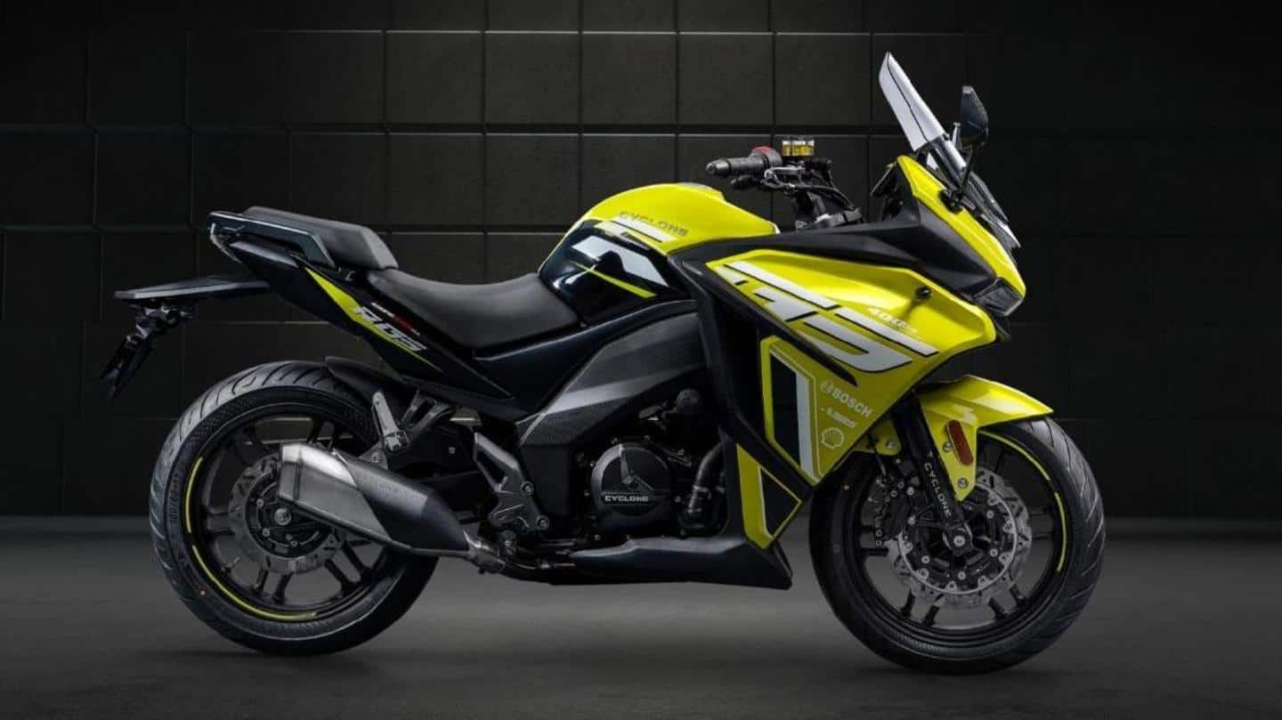 Zongshen Cyclone RG3, with a 401cc engine, revealed in China