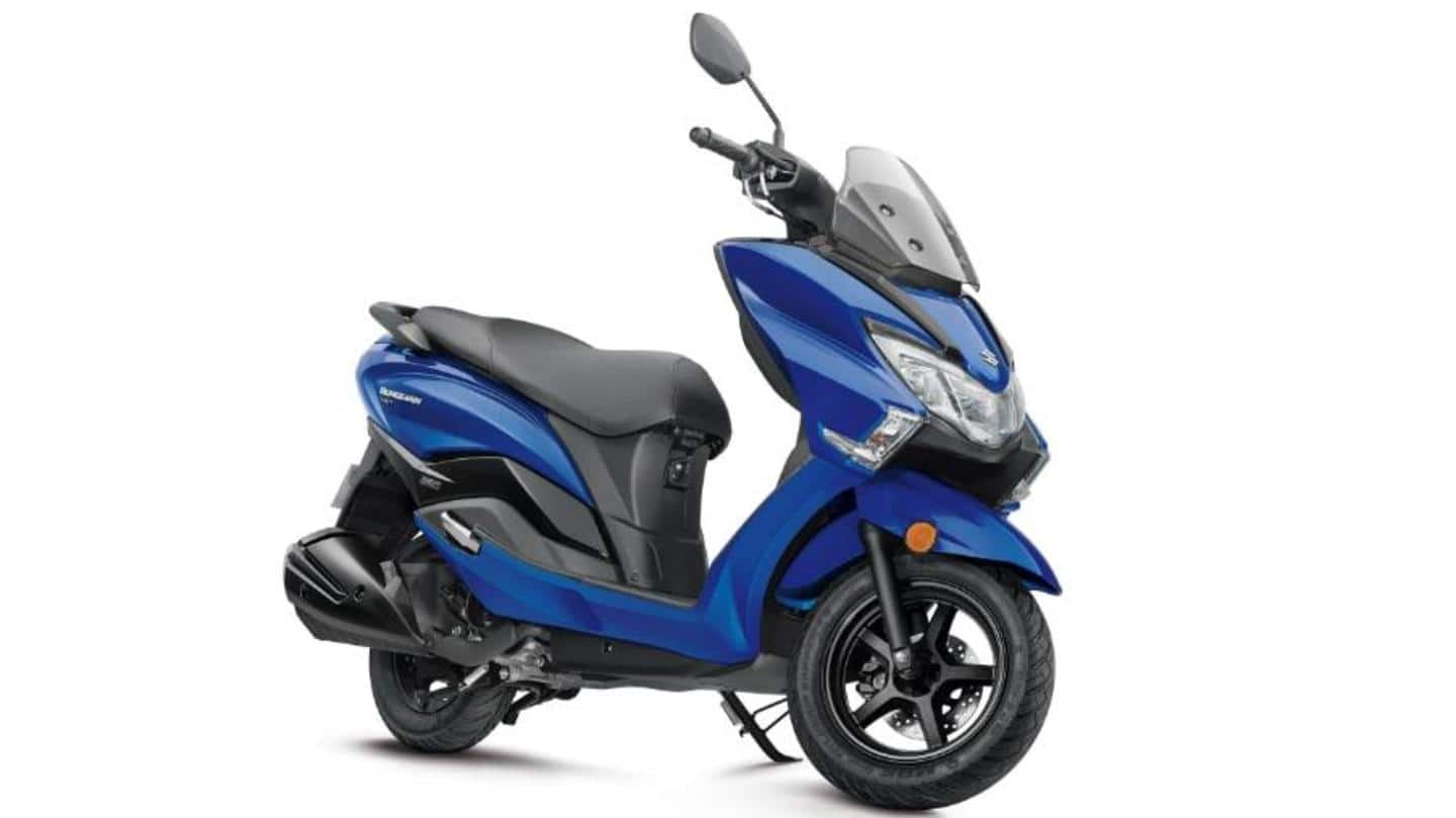 Suzuki Burgman Street (in blue shade) launched at Rs. 80,000