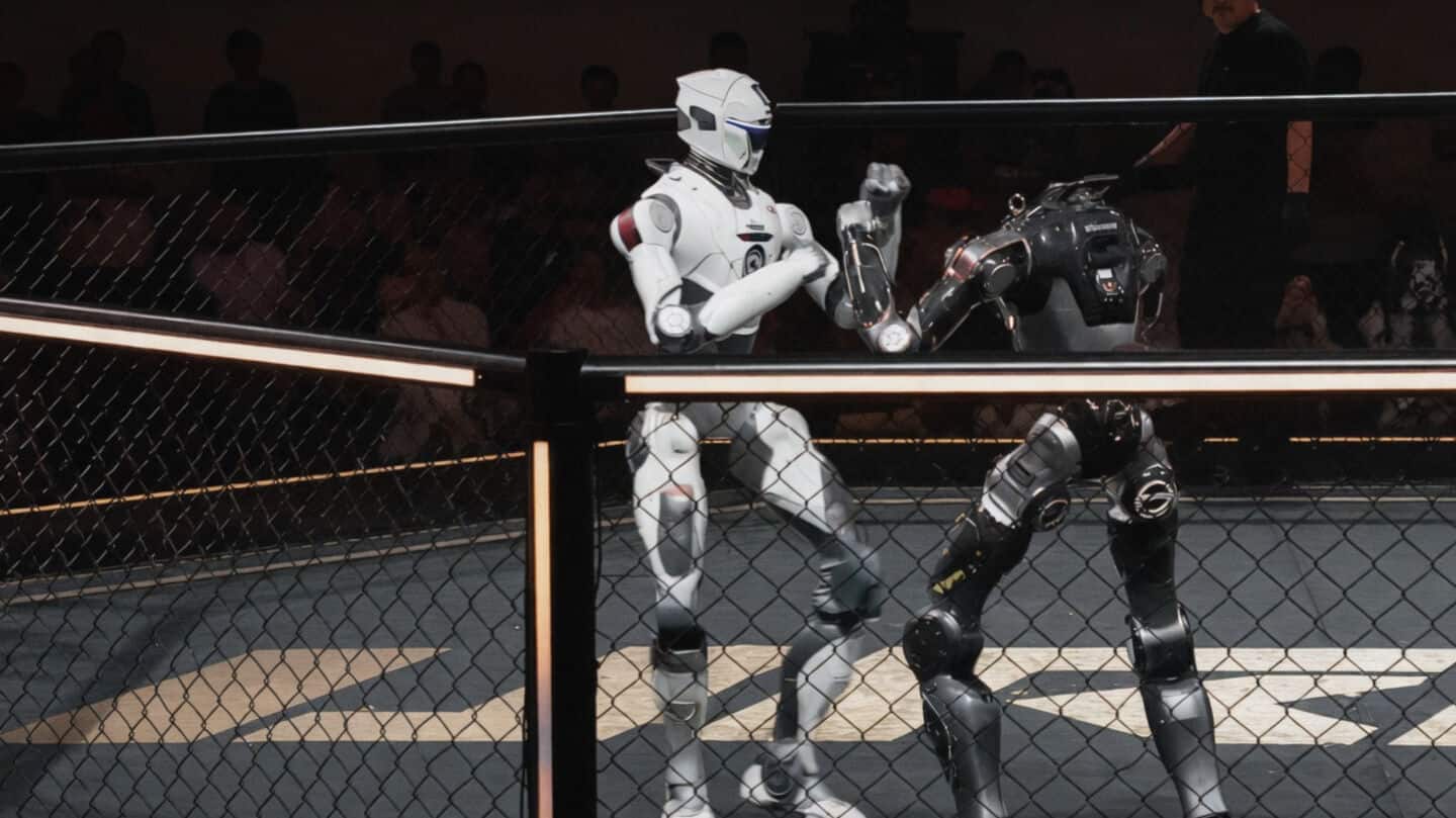 Chinese MMA match between humanoid robots ends in decapitation