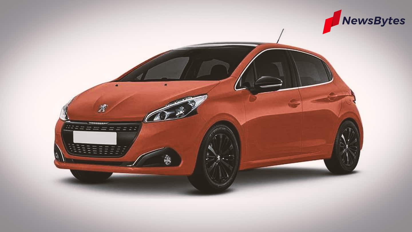 Peugeot 208 hatchback spotted testing in India; design details revealed