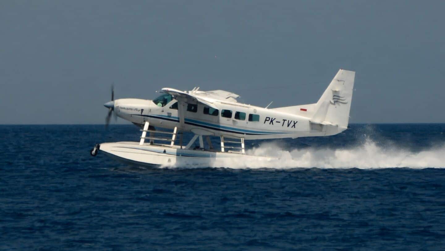 Test flight of India's 1st commercial seaplane service successful