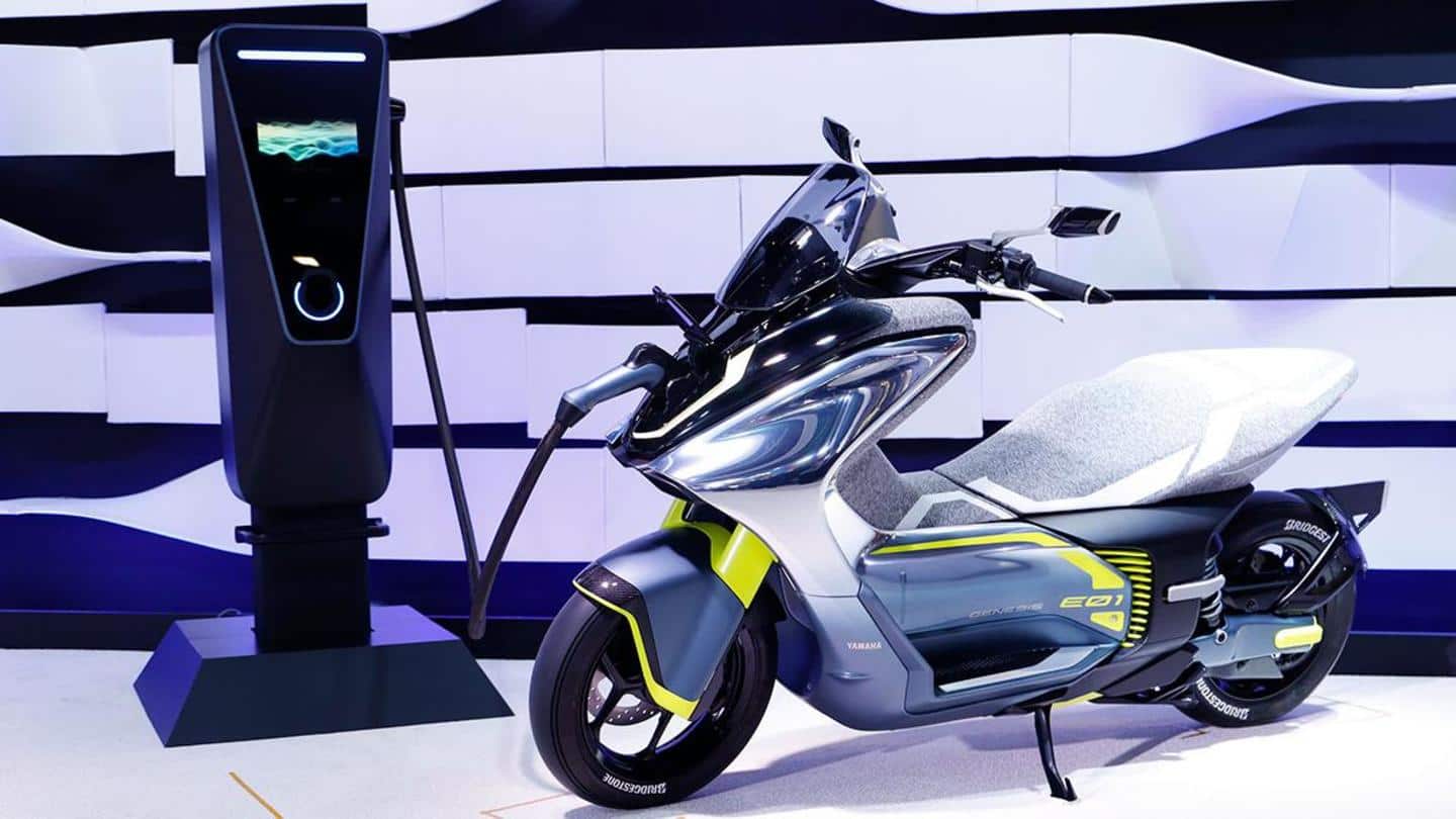 Yamaha E01 previewed in spy shots; design details revealed