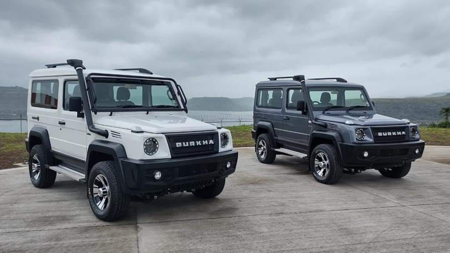 2021 Force Gurkha launched in India at Rs. 13.6 lakh