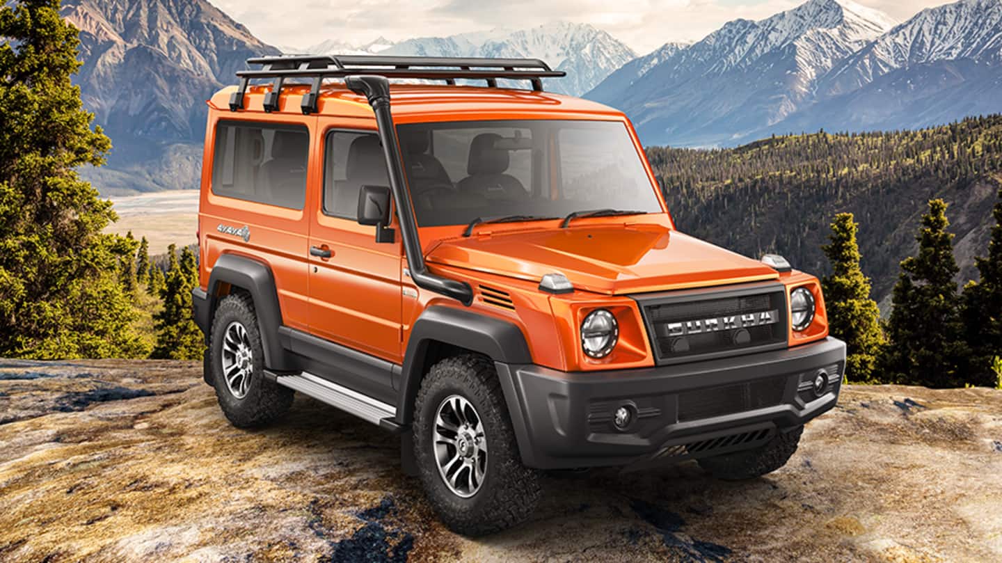 2021 Force Gurkha, with new design and features, breaks cover