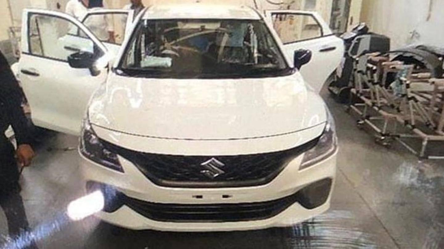 2022 Maruti Suzuki Baleno spied in production guise