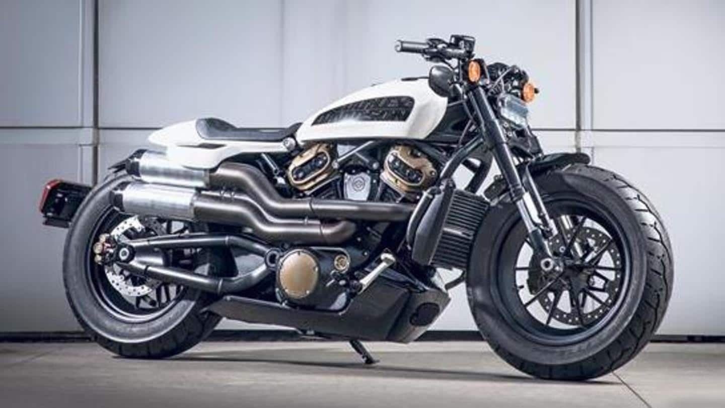 Prior to global debut, Harley-Davidson teases Custom 1250 motorbike