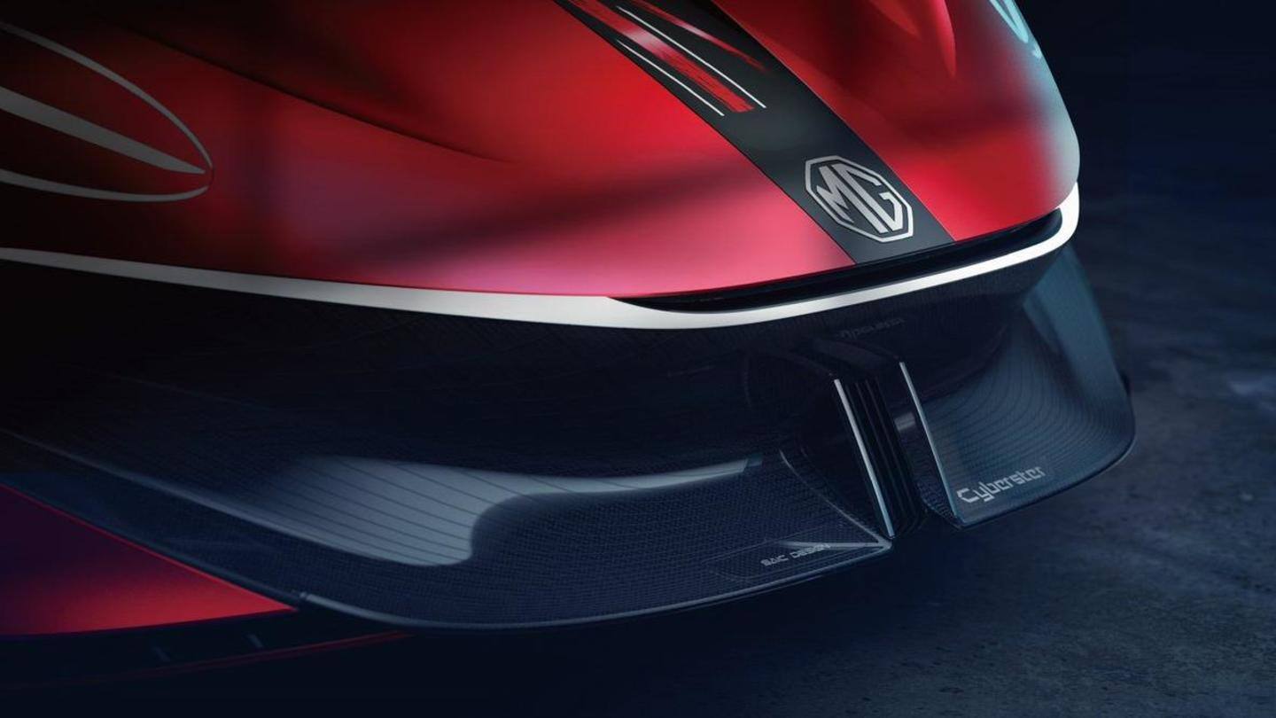 MG Cyberster electric car concept teased; unveiling on March 31