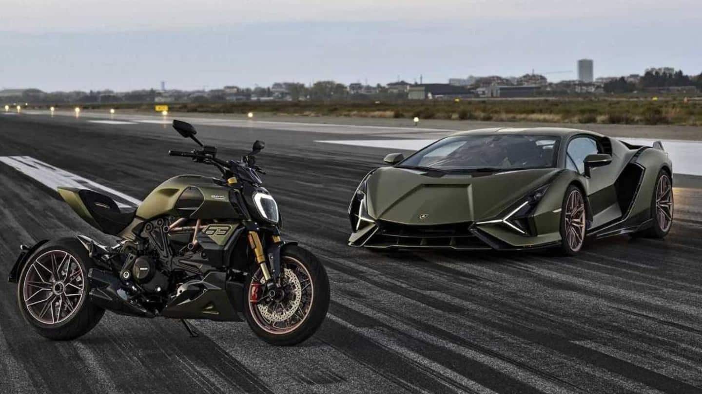 Ducati unveils limited-run Diavel 1260 Lamborghini edition motorbike