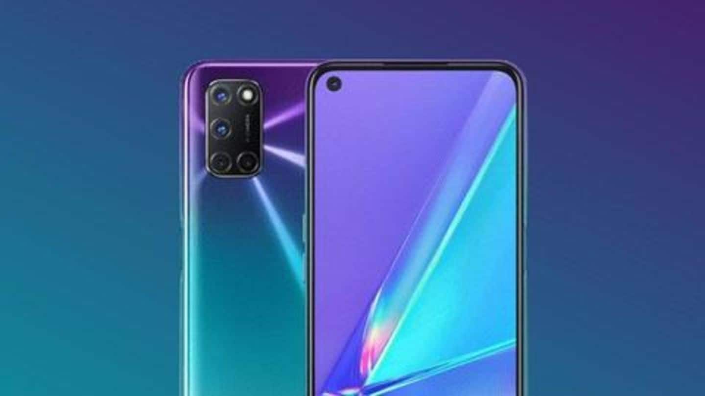 OPPO A92's renders reveal a punch-hole design, quad rear camera