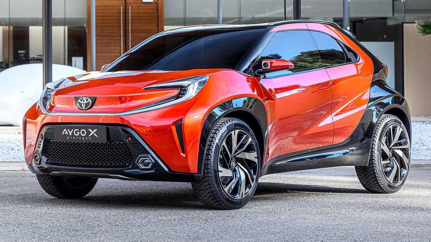 Toyota 'Aygo X prologue' concept car previews upcoming third-generation model