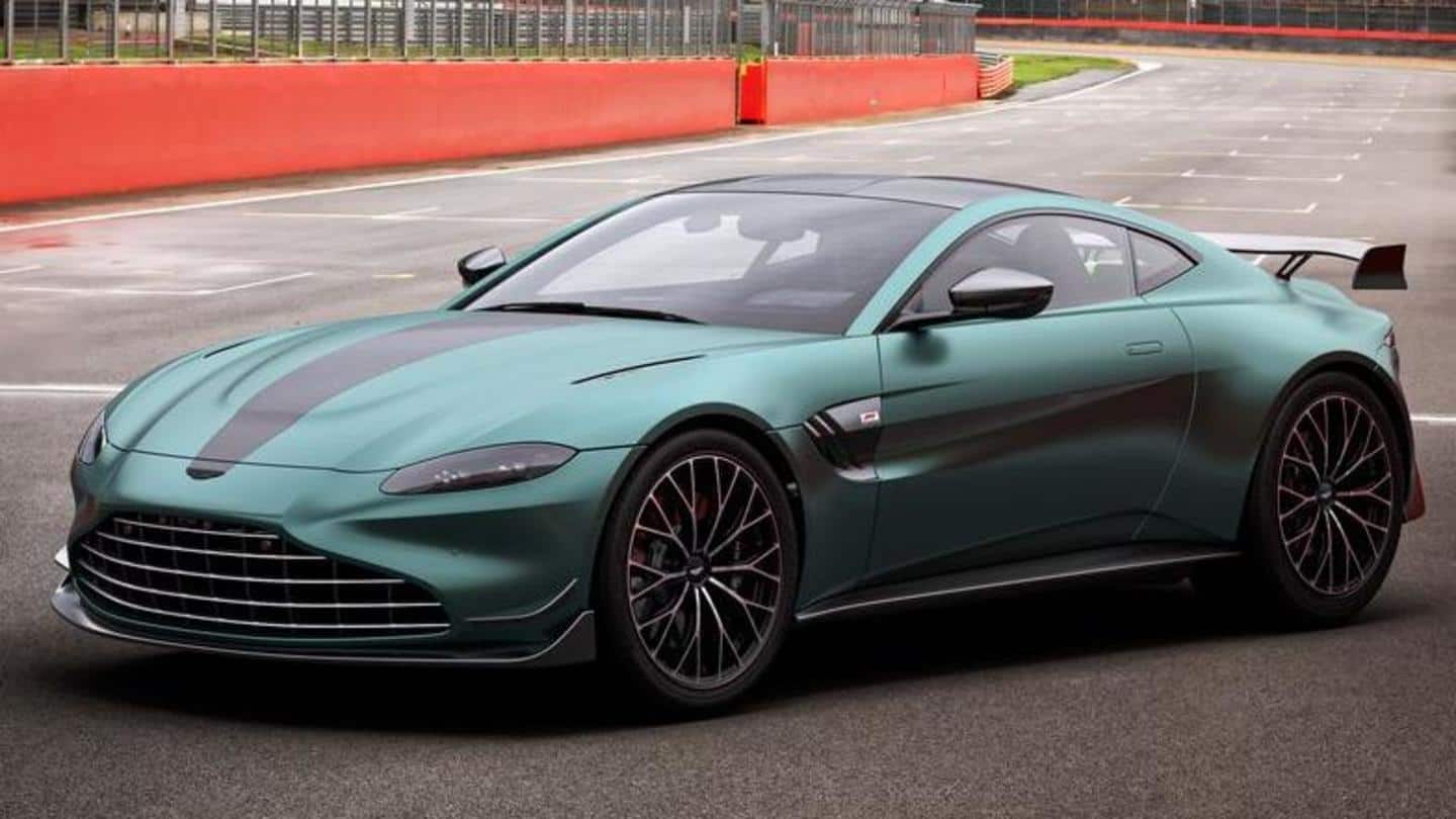 Aston Martin Vantage F1 Edition car, with 528hp powertrain, unveiled