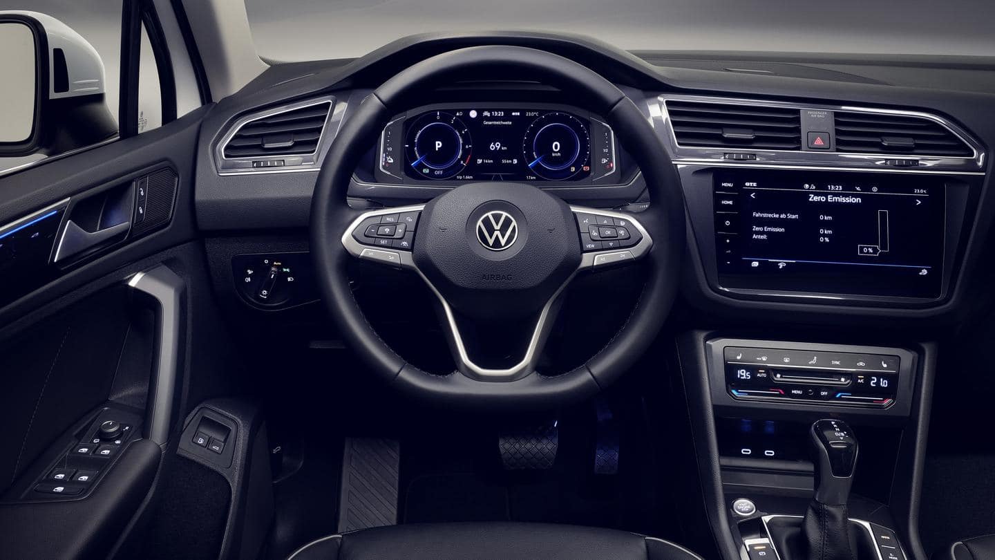 Volkswagen Tiguan eHybrid SUV makes global debut: Details here | NewsBytes