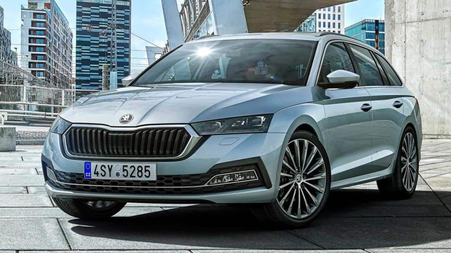 Ahead of launch in India, Skoda Octavia spotted undisguised