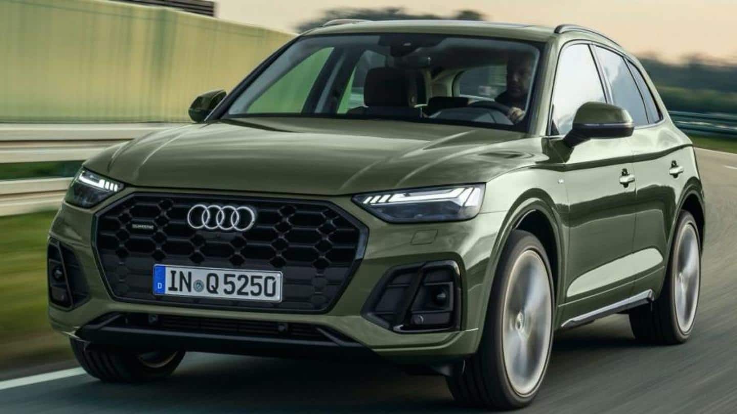 Ahead of launch, 2021 Audi Q5 (facelift) SUV spied testing