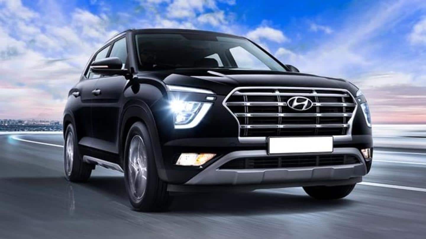 2022 Hyundai CRETA, with a TUCSON-like grille, spotted testing