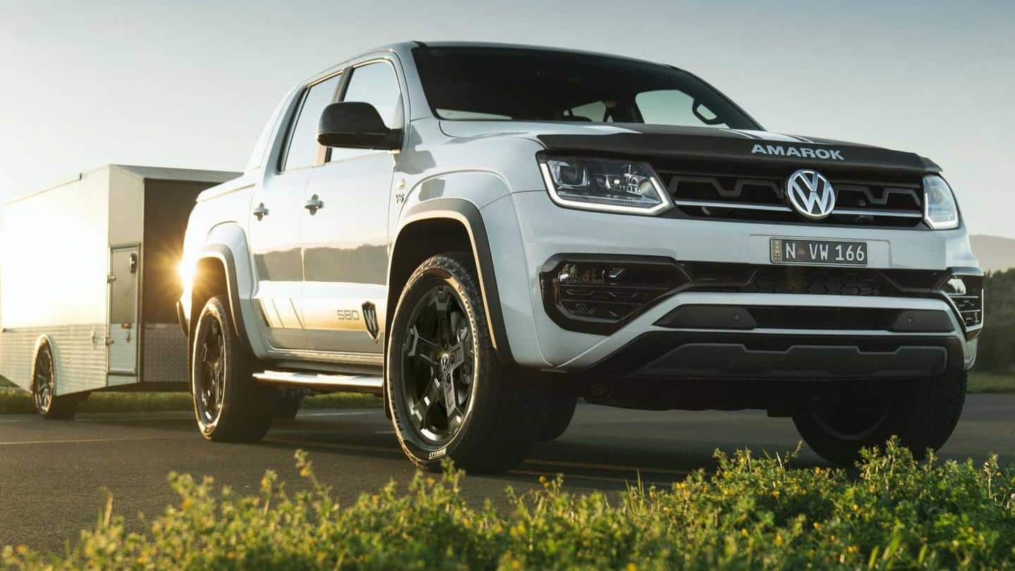 Off-road-biased Volkswagen Amarok W580X pick-up truck breaks cover