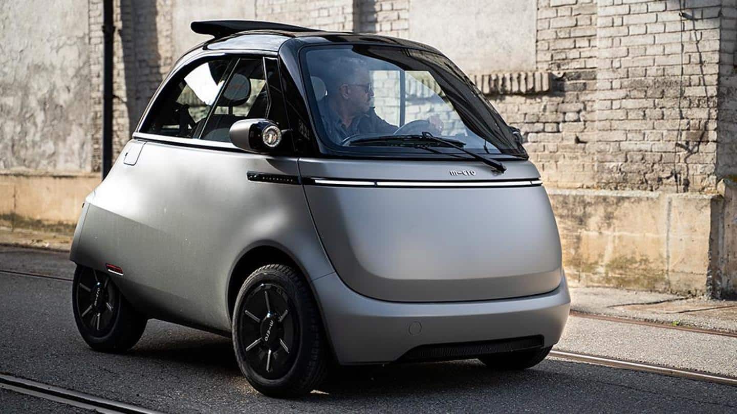 Prototype of Microlino electric bubble car, with 200km range, revealed