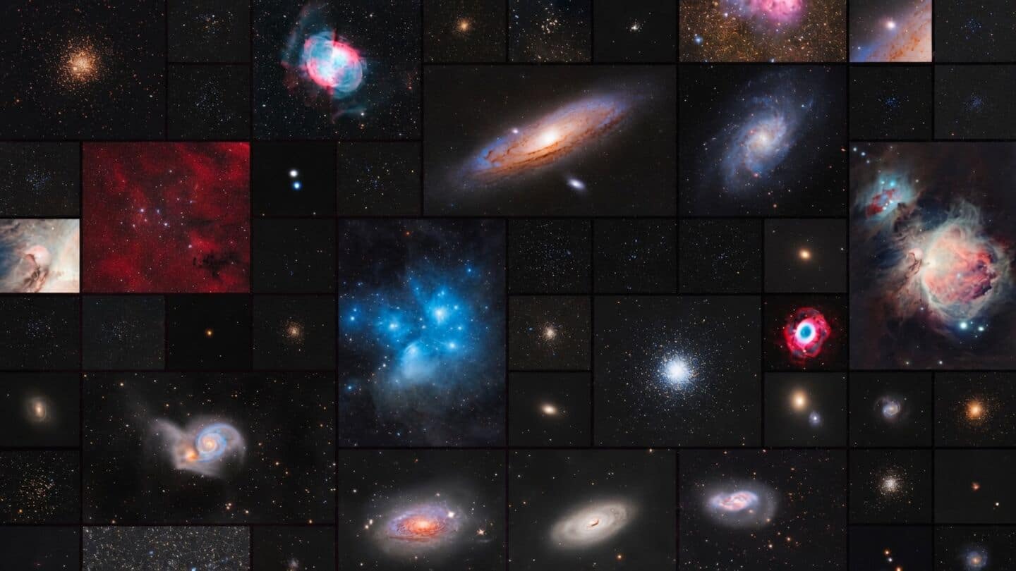 Watch: 110 galaxies, star clusters, nebulas snapped in stunning photo