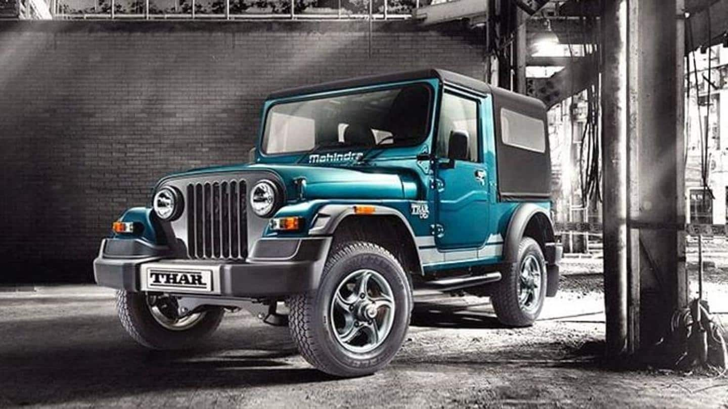 2020 Mahindra Thar To Make World Premiere On August 15 Newsbytes