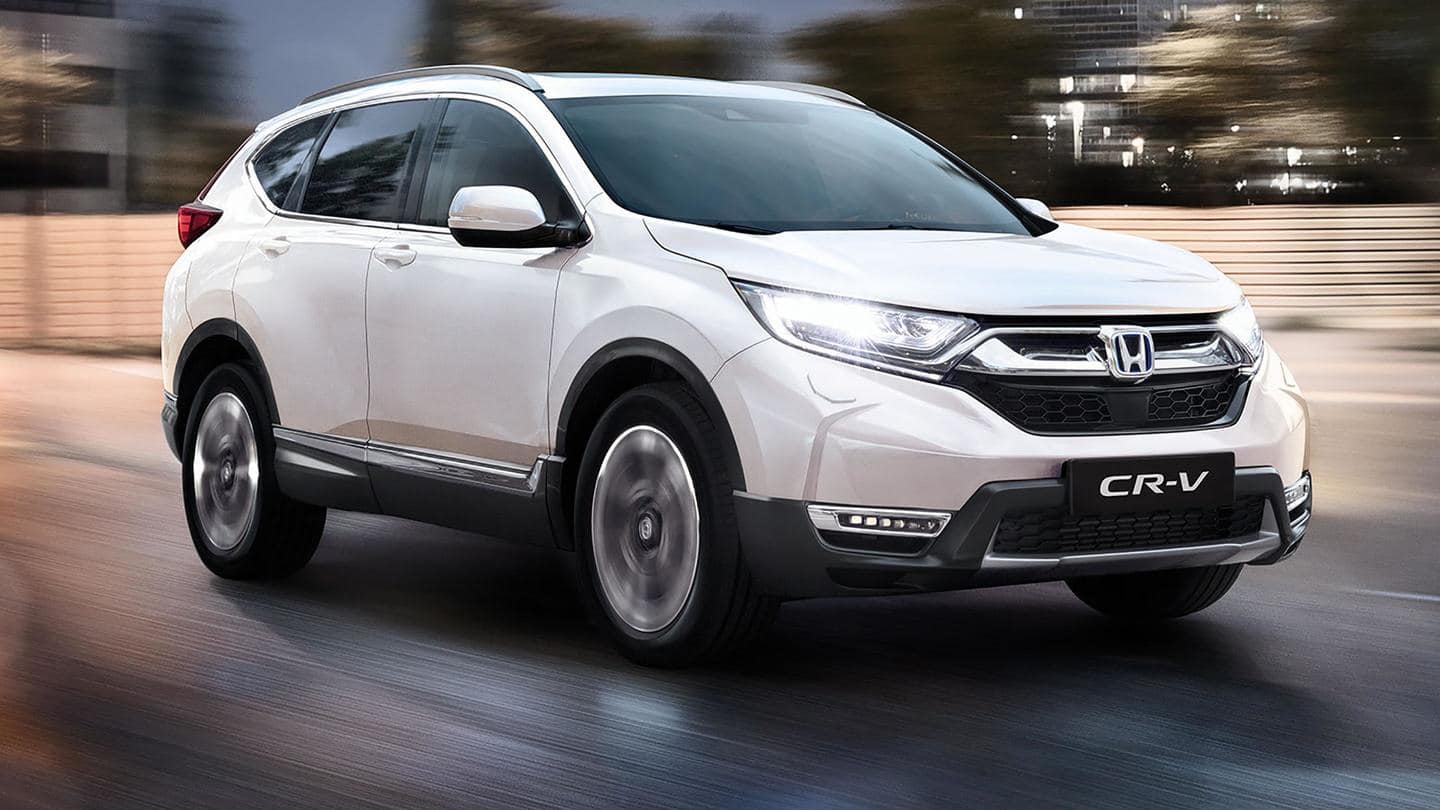 New Honda CR-V SUV found testing; design details revealed