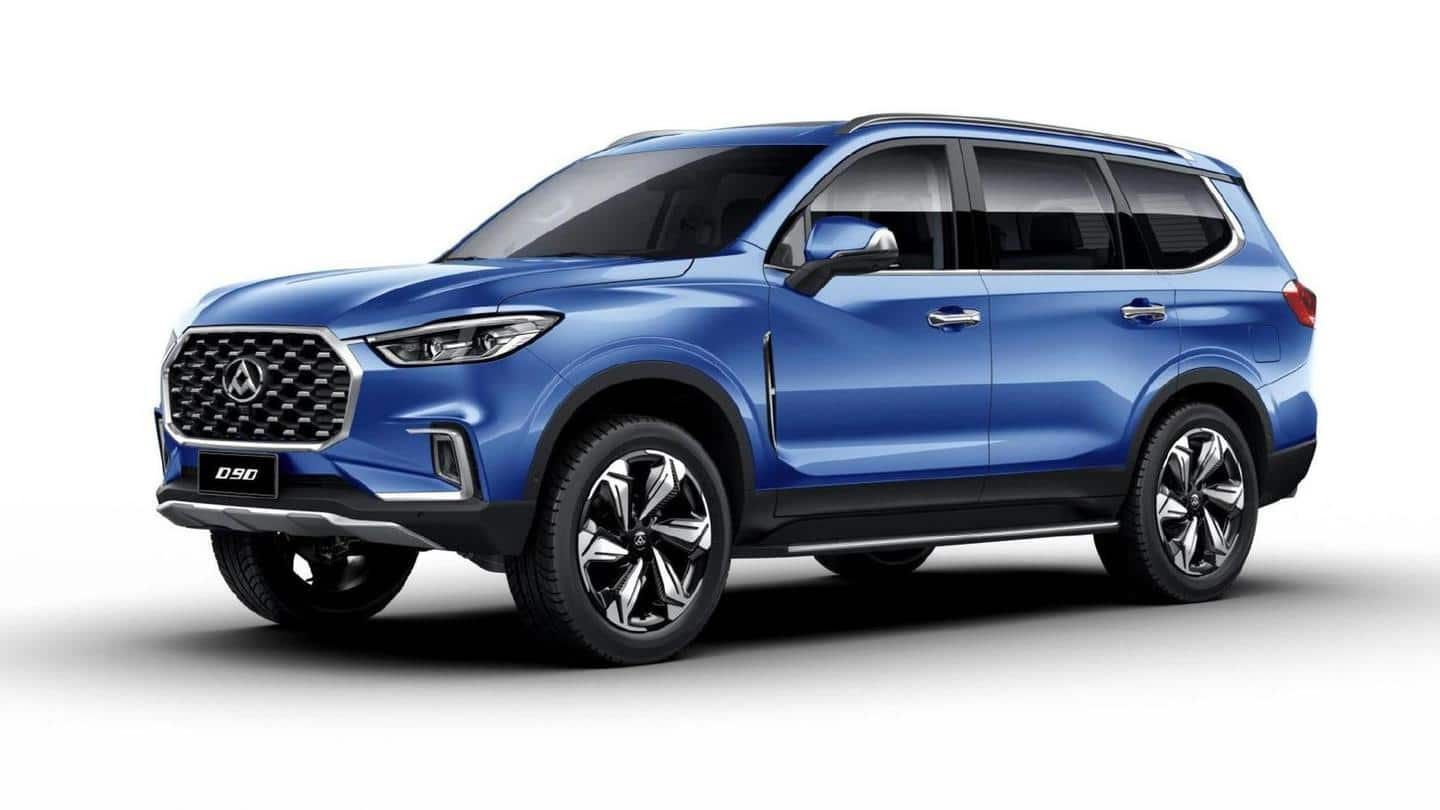 MG Gloster SUV spotted undisguised, design features revealed