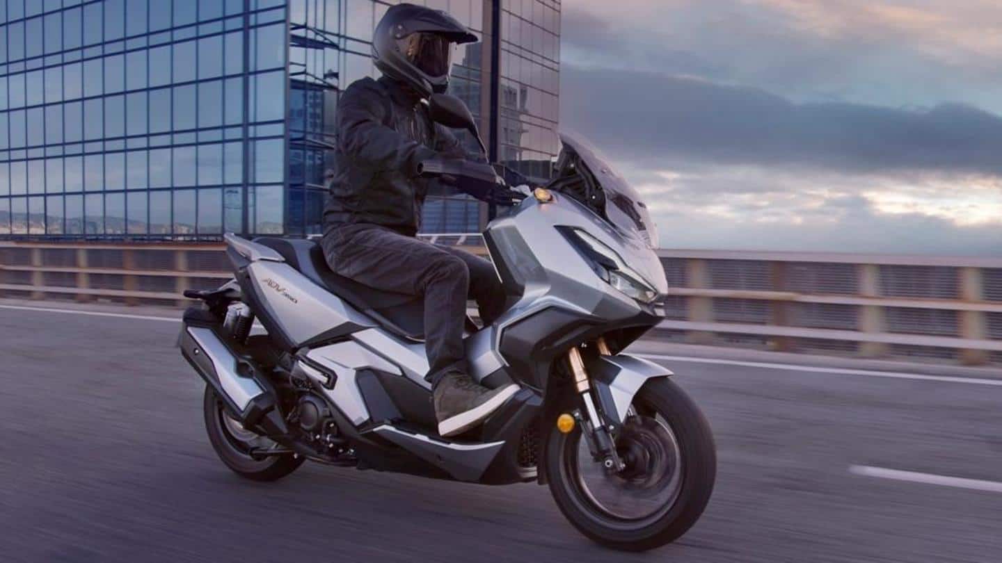Honda ADV350, with tech-based features, breaks cover in Europe