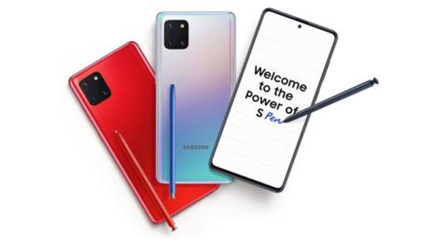 Galaxy Note 10 Lite Galaxy Note 10 Lite