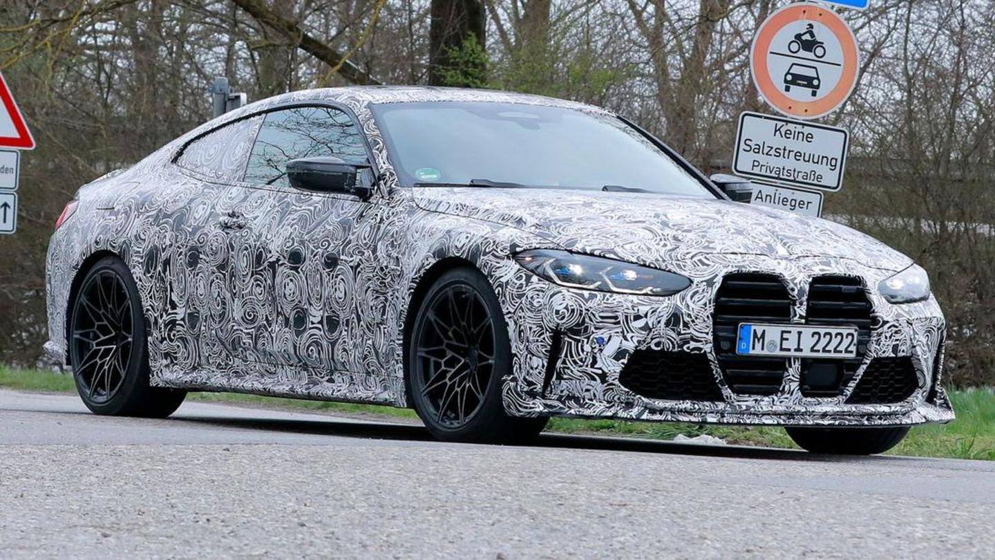 BMW M4 CSL previewed in spy images ahead of unveiling