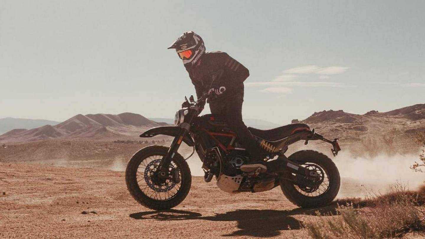 Ducati Unveils Limited Run Desert Sled Fasthouse Scrambler Bike Details Here Newsbytes