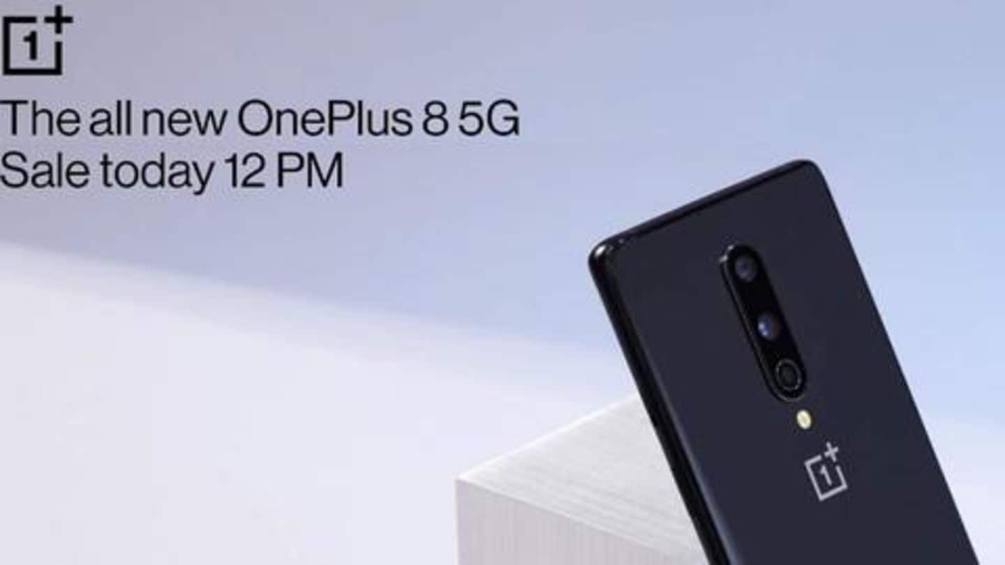 OnePlus 8 to go on sale at 12pm via Amazon