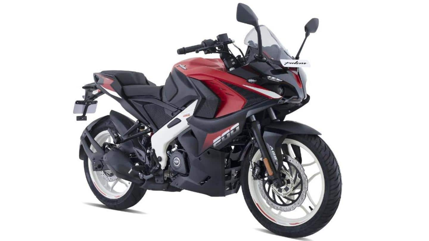 Bajaj Pulsar RS200 motorbike gets new color options in India