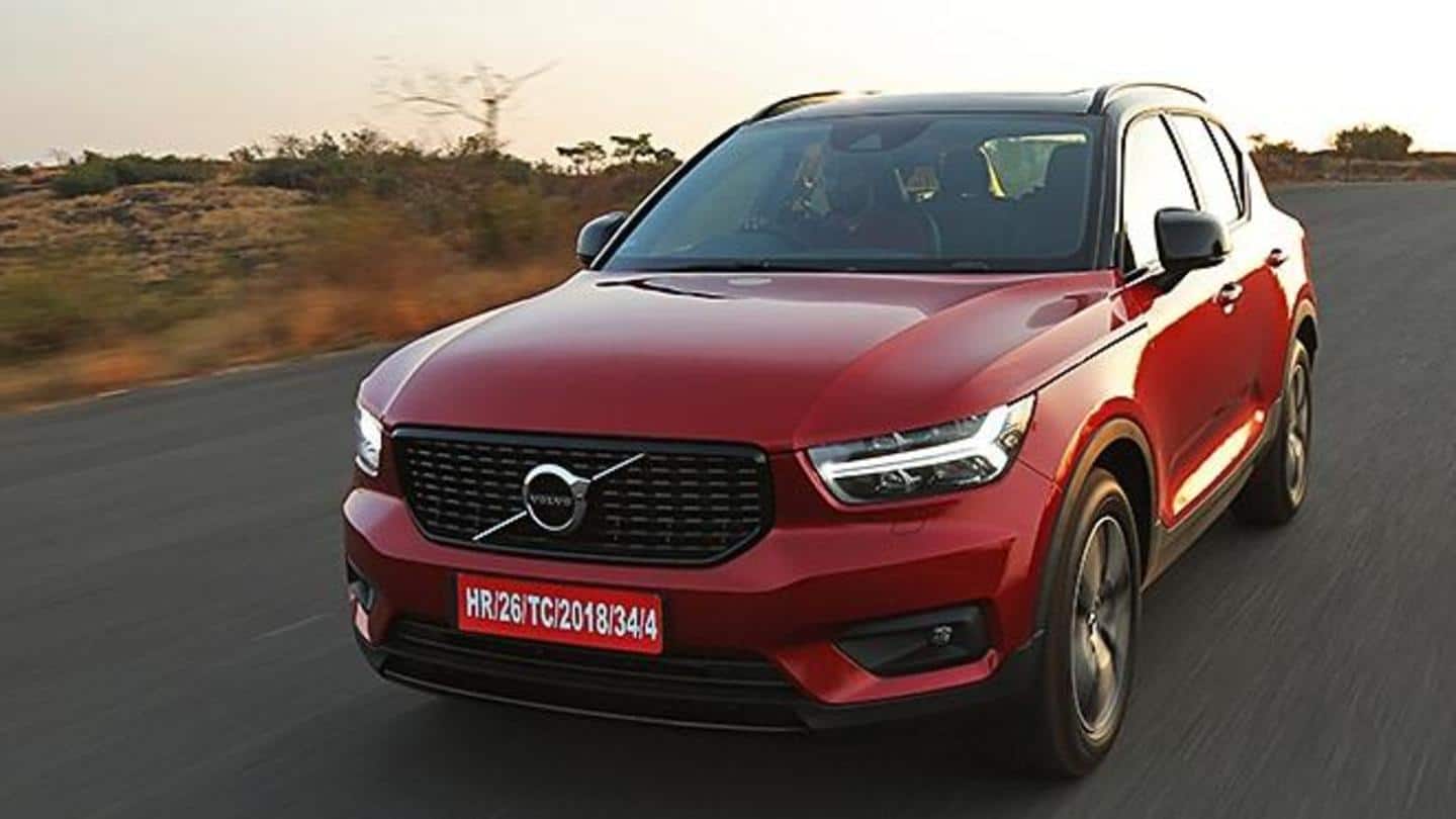 Volvo XC40 is available with benefits worth Rs. 4 lakh