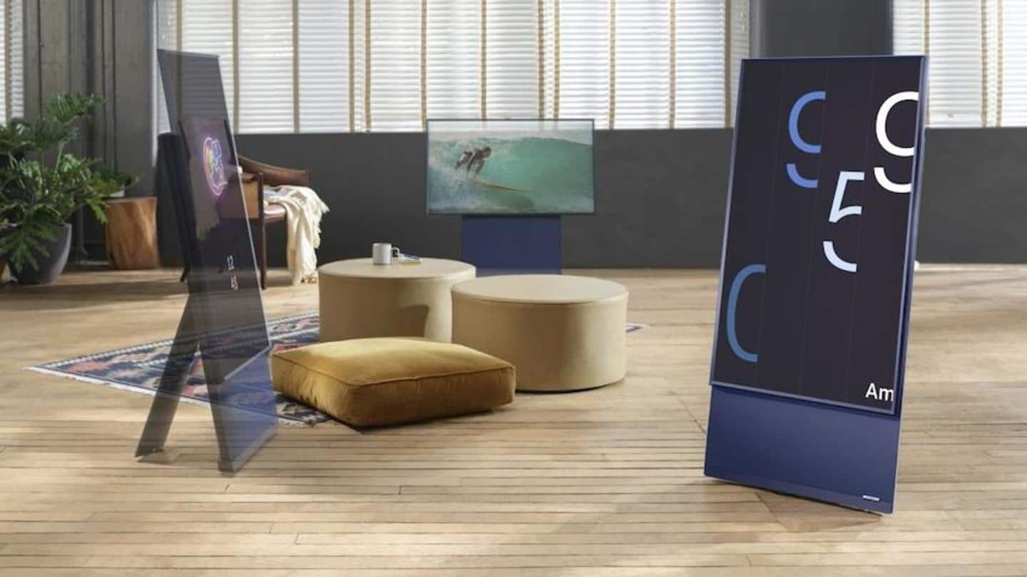 Samsung Sero rotating TV launched at Rs. 1.25 lakh