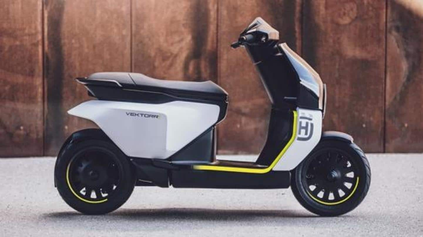 Prior to unveiling, Husqvarna Vektorr previewed in spy shots