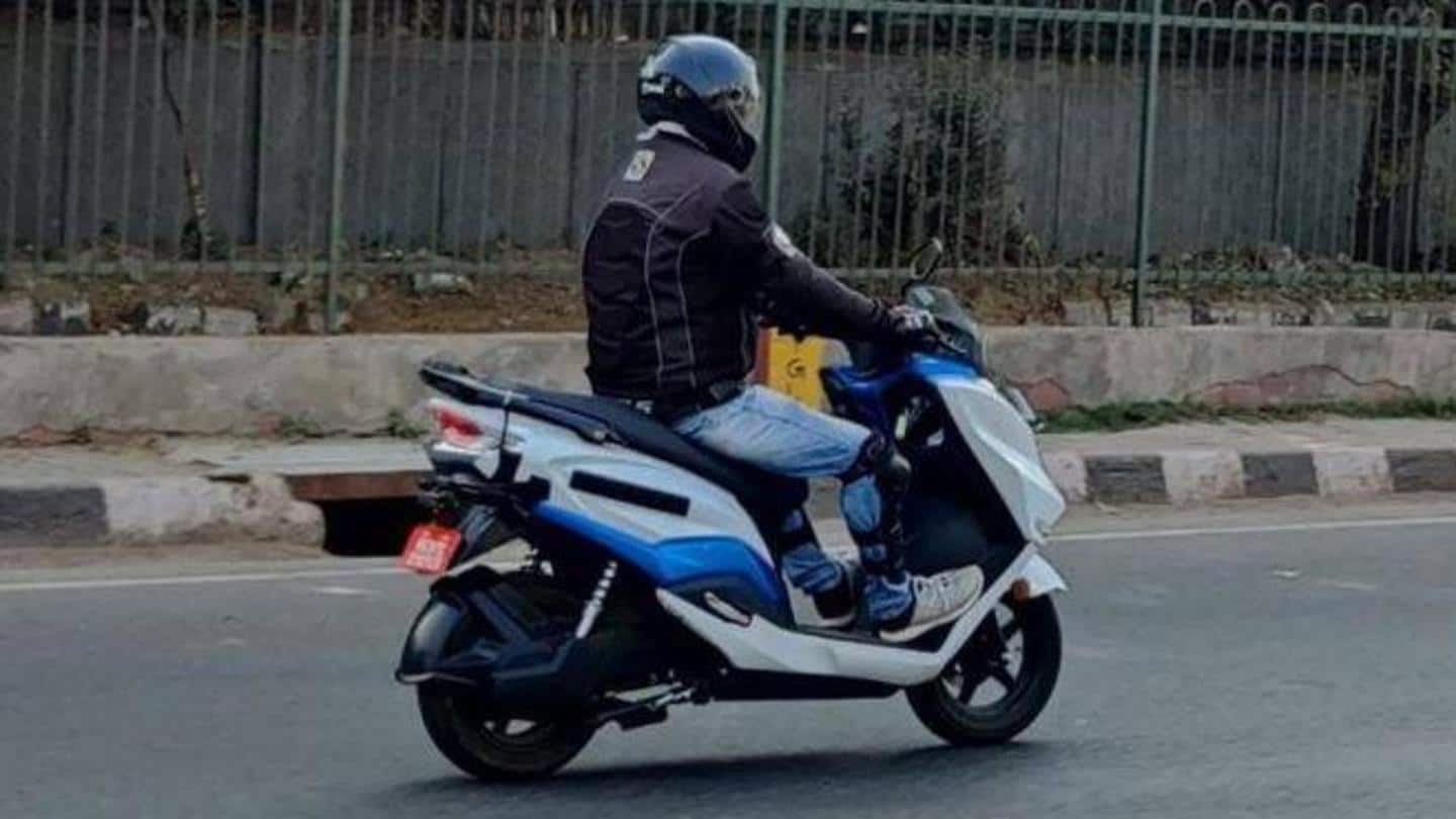Suzuki Burgman Street Electric scooter spotted testing; design details revealed