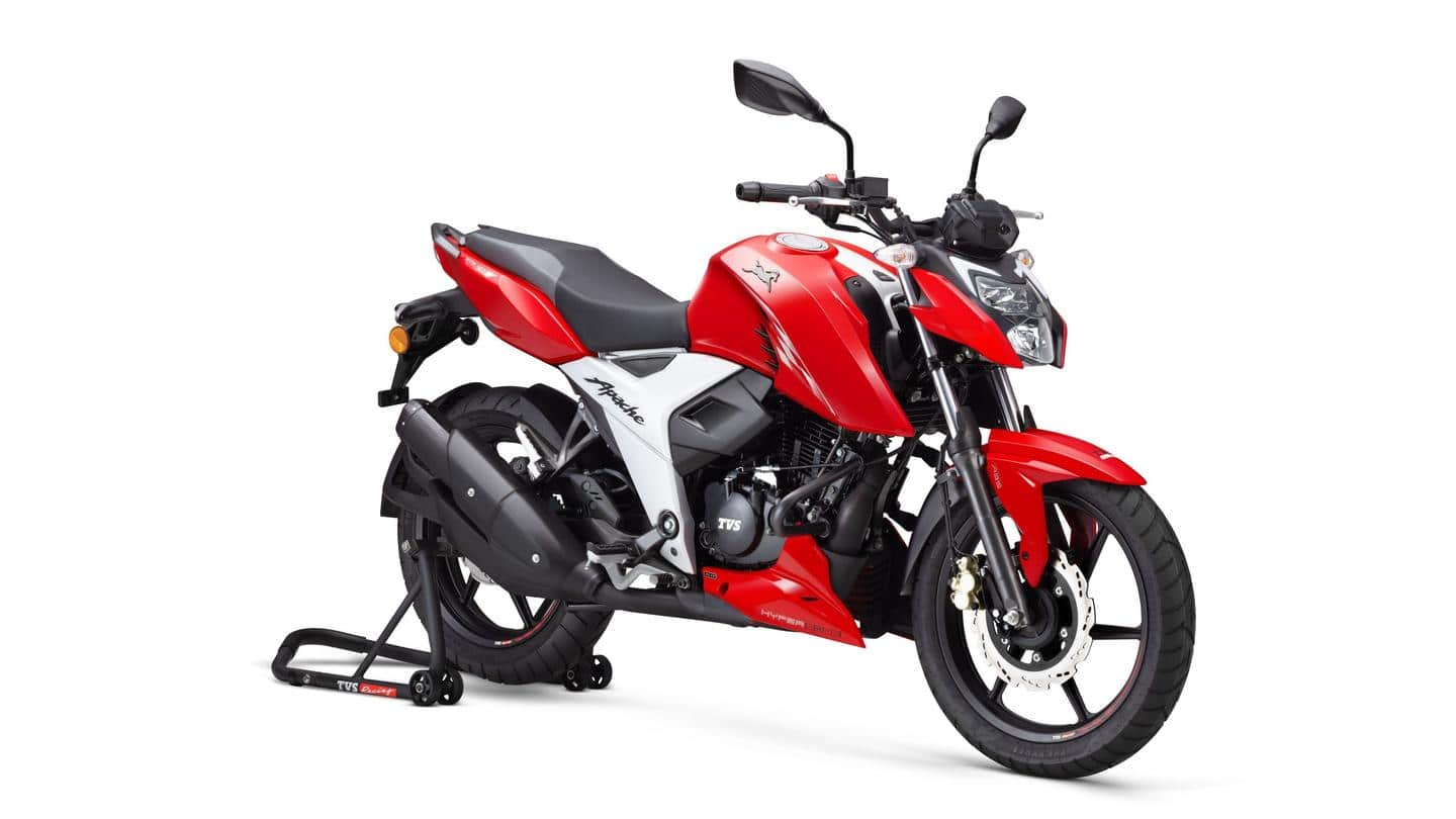 Bs6 Compliant Tvs Apache Rtr 160 4v Becomes Costlier In India Newsbytes