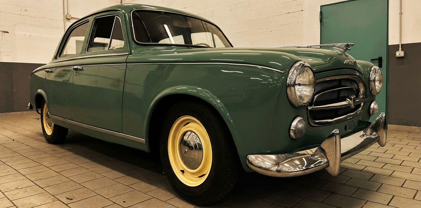 Peugeot sedan from the 'Ferrari' movie is up for auction