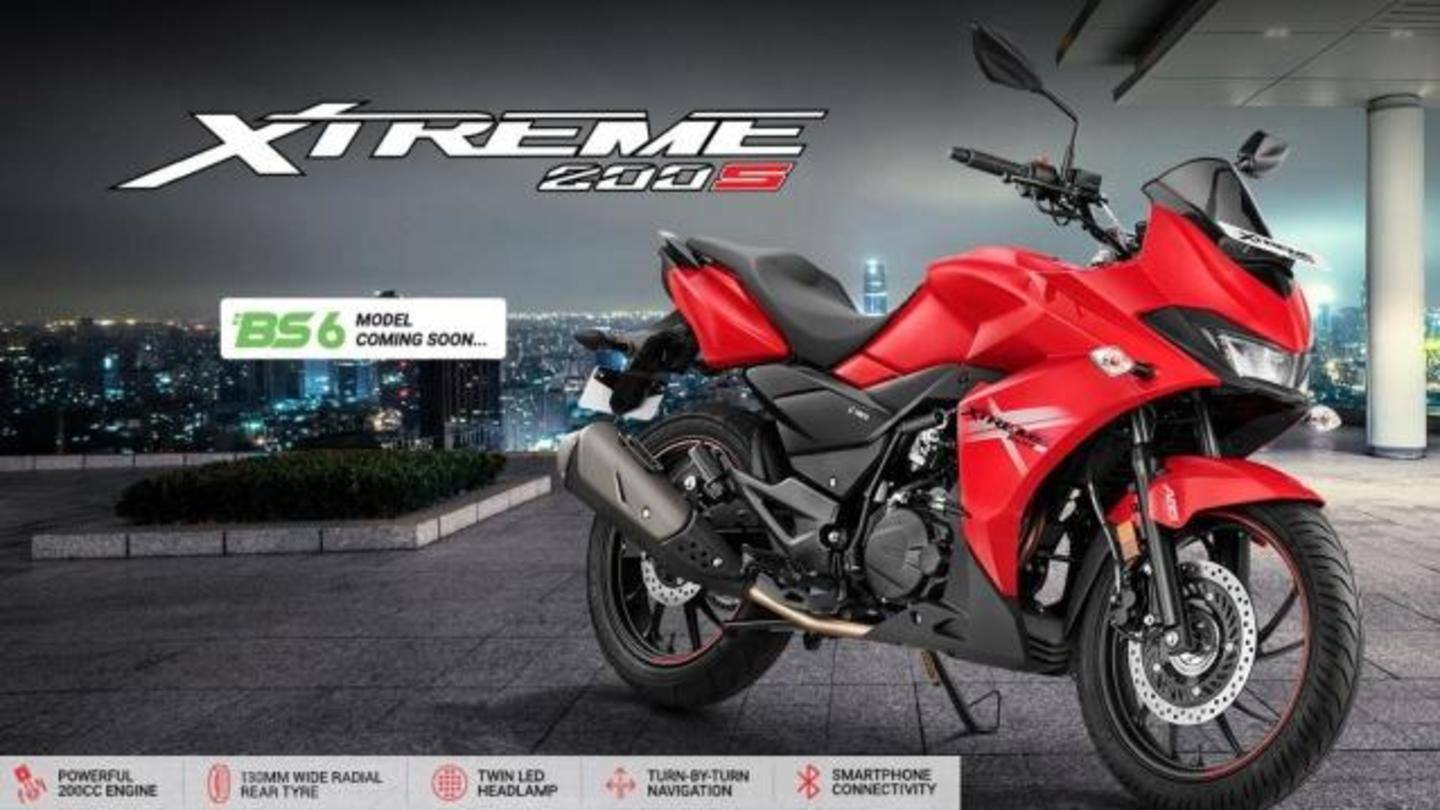 hero xtreme 200s bs6 top speed