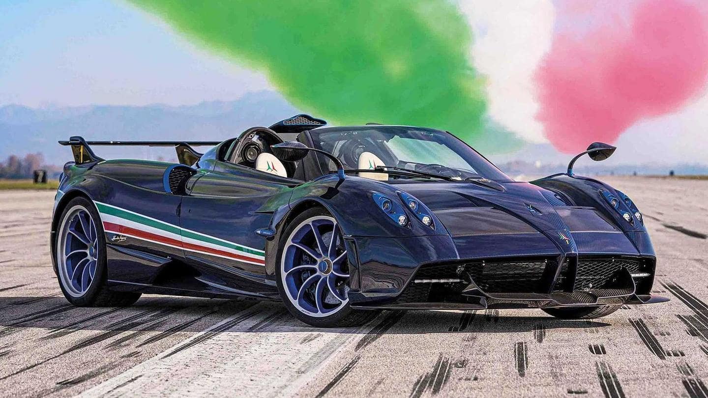 Pagani's 829hp Huayra Tricolore is a Rs. 50 crore hypercar