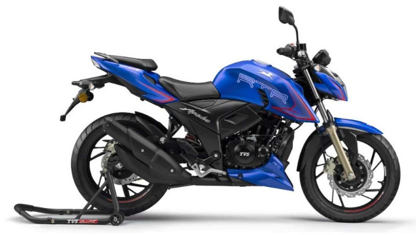 TVS Apache RTR 200 4V: At a glance TVS Apache RTR 200 4V: At a glance